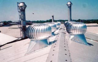 Pemasangan Turboair Turbine Ventilator proyek 108